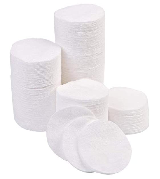 Cotton Cosmetic Pads Makeup Remover Round Soft and Absorbent for Women Girls (Color_White) (50 PCS)-image-40