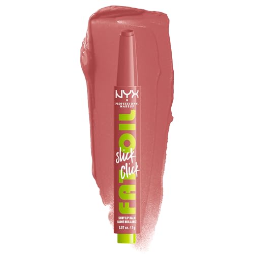 NYX Professional Makeup Fat Oil Slick Click Lip Balm, Shade: Caption This