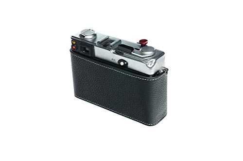 Housse Olympus 35 DC cuir noir pour éviter les rayures