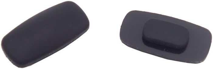 Miniatura 2 de 2 pares de almohadillas para la nariz para lentes de sol, repuesto de grado premium, rectangular, silicona suave para anteojos, antideslizantes,
