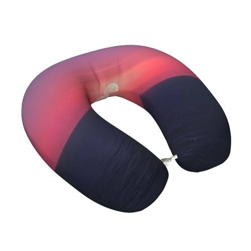 Almohada de Viaje de Espuma Viscoelástica Negra miniatura 2