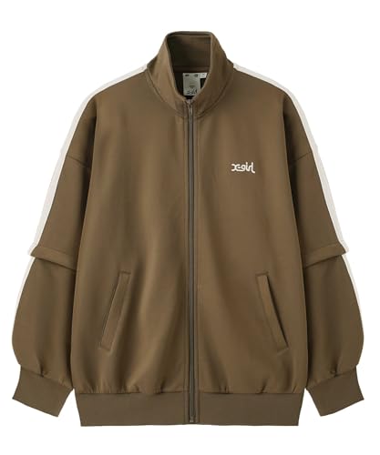 ブラウン グラフィック フルジップフーディ エックスガール エックス ブラウン グラフィック フルジップフーディ エックスガール エックス