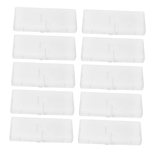 HAPINARY 10piezas Estuche De Plástico Transparente Para Cepillos Interdentales Con Tapa Abatible Almacenamiento Creativo