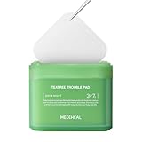 MEDIHEAL OFFICIAL(メディヒール) スクエアトナーパッド(ティーツリー) 100枚入り 170ml Square Facial Toner Pads (Teatree) 100P 170ml ブレミッシュパッド ふき取りパッド スキンケア 韓国 コスメ