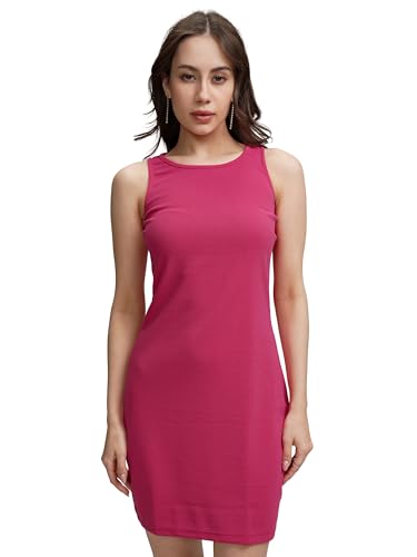 Image of Tokyo Talkies Women's Shoulder Straps Bodycon Short Dress | Chic & Stylish | Perfect for Parties, Date Nights & Evening Glam