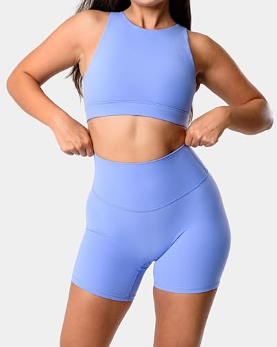 Kamo Fitness Featherlite Enhance 6" Women's Biker Shorts - No Front Seam, Soft, Butt-Lifting, High Waisted