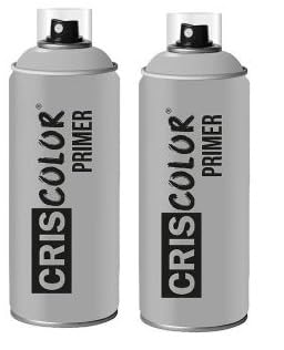 pcmoviles Pintura Spray Multicolor Profesional 400ml Adecuado Metal Madera y Plástico - Color SPRAY IMPRIMACION PRIMER GRIS 400ML (Paquete de 2)