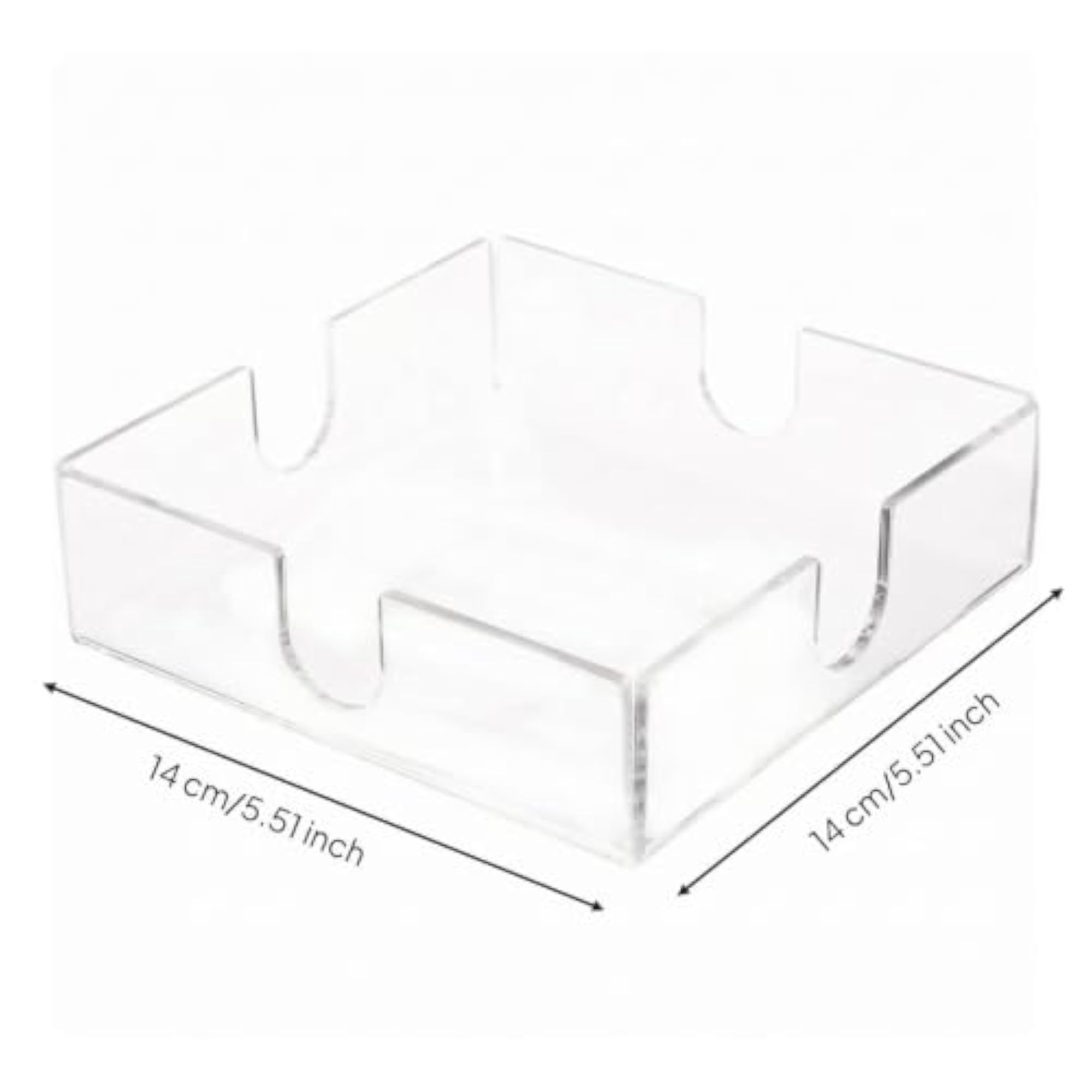 Clear Acrylic Napkin Holder, Easy Access Design