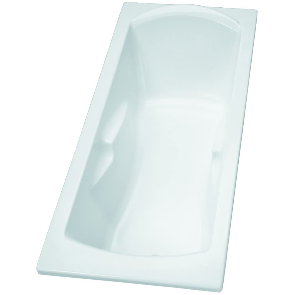 Baignoire Acrylique Rectangulaire Ulysse 2 Porcher avec Accoudoirs et repose Tête 170X70 Blanc -Idéal Standard