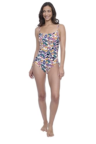 Profile by Gottex Natural Essence Women’s Square Neck Tank Underwire Stylish Elegant One Piece Bathing Suit Swim Essential2