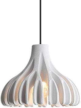 CraftThink Lámpara colgante de luz moderna en forma de granero coral macaron resina 1 luz E26 colgante de techo para café, comedor, sala de estar,