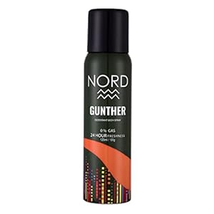 NORD Deodorant Body Spray For Men – Gunther 120 ml (Pack of 1)