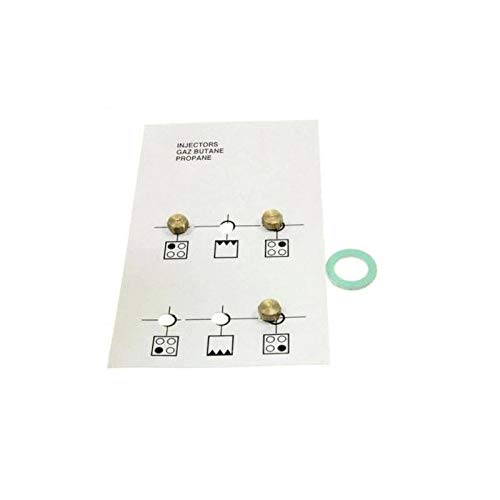 Kit injecteurs gaz butane 4431900099 pour Cuisinière AYA, BEKO, FAR