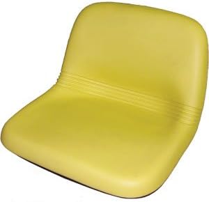 AI Products High Back Seat - Universal Fit - Yellow - Compatible with John Deere Riding Mower (GT242, GT262, GT275, LX172, LX173, LX176, LX178, LX186, LX188) - Vehicle Seat