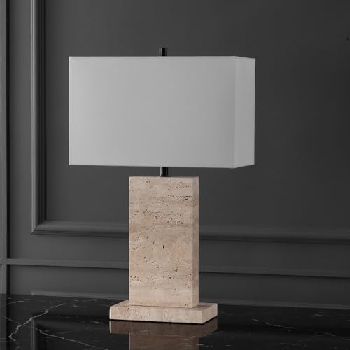Lámpara de mesa Jennabriana Travertine/Black 26 pulgadas miniatura 6