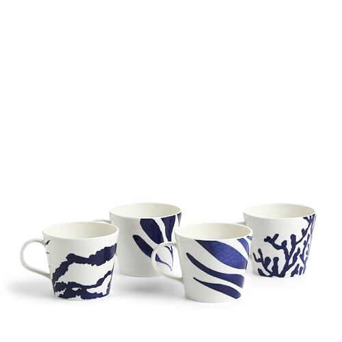 Set de 4 mugs Royal Doulton porcelana 13.5 onzas miniatura 2