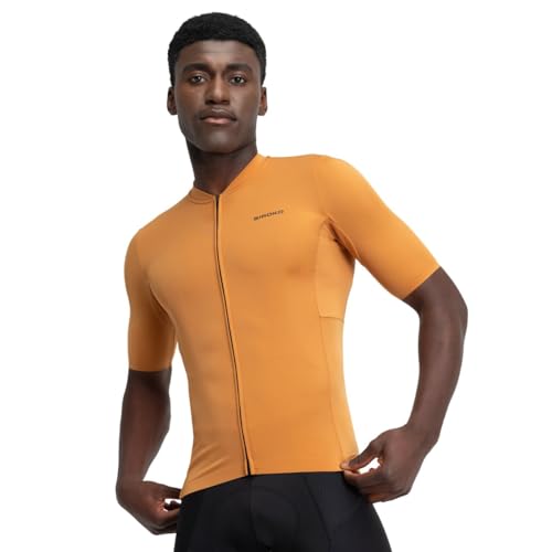Maillot vélo manches courtes SIROKO M6R Apricot cyclisme homme orange