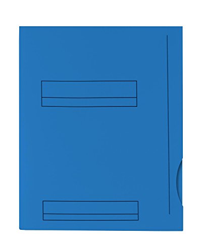 Sous-Dossiers A4 OXFORD Bleu Vif Lot de 50 Chemises Capacité 200 Feuilles 180g