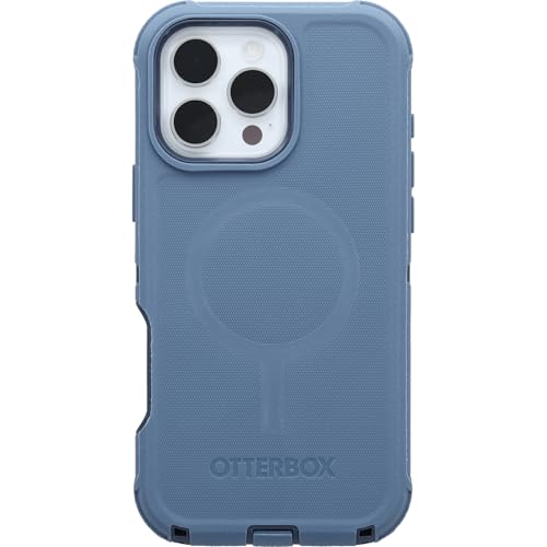 OtterBox Defender Series MagSafe Case for iPhone 16 Pro Max, Shockproof, Drop Proof, Ultra-Rugged, Protective Case, 7x Tested to Military Standard, Blue, Non-Retail Packaging