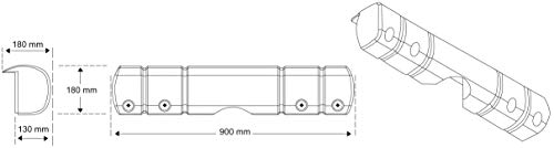 Défense de quai multi-usages DAN FENDER contre rayures de coque - 2