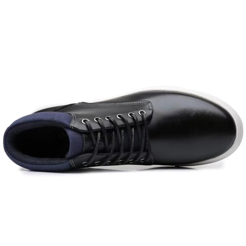 Image of Arkbird Casual Sneaker Boots, High-Top Sneakers Lace-up Leather Chukka Shoes for Men