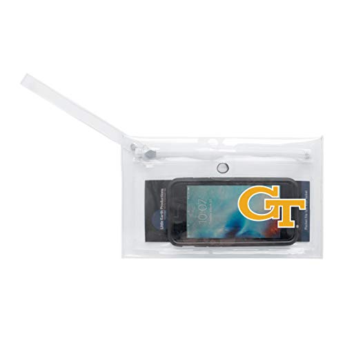 Image of Littlearth - LIWXY NCAA Georgia Tech Yellow Jackets Unisex Ncaancaa Ticket Wristlet, Clear, 9 inch by 5.25 inch