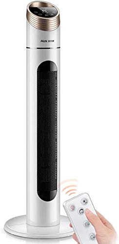 Calentador de torre de cerámica con control remoto, calentadores eléctricos oscilantes, control de temporizador de 12 horas y 3 configuraciones de calor, calentadores de ventilador con pantalla LCD t