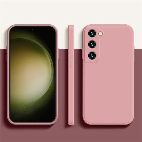Coque en silicone pour Galaxy A52 et S22 souple rose ENILSA