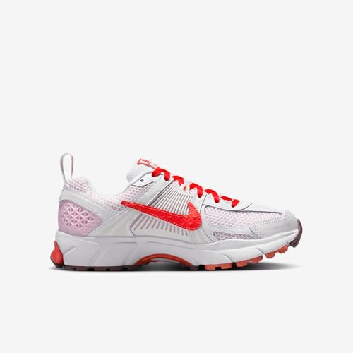Nike Vomero 5 Big Kids' Shoes (HV5171-121, Summit White/Pink Foam/Dark Team Red/Light Crimson)3