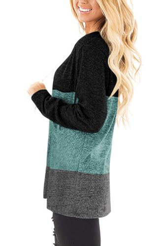 Image of Jescakoo Tunic Tops to Wear with Leggings Long Sleeve V Neck T Shirts Fall Outfits 2026 Casual Loose Fit S-3XL