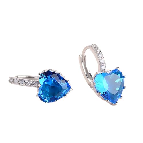 Aros de lujo en forma de corazón para tus looks diarios y eventos especiales