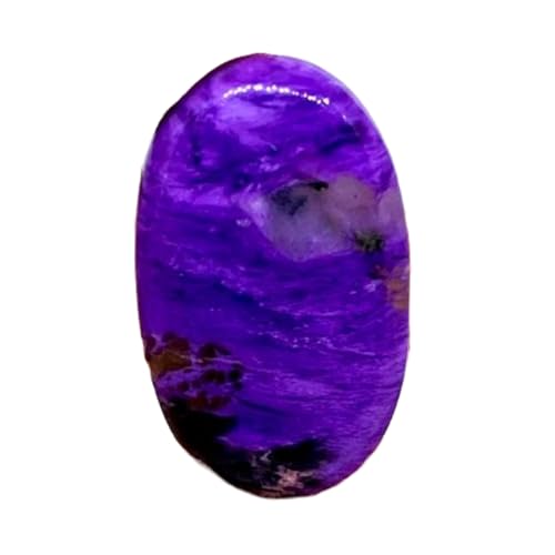 Charoite naturelle cabochon 32x18mm pour création de bijoux