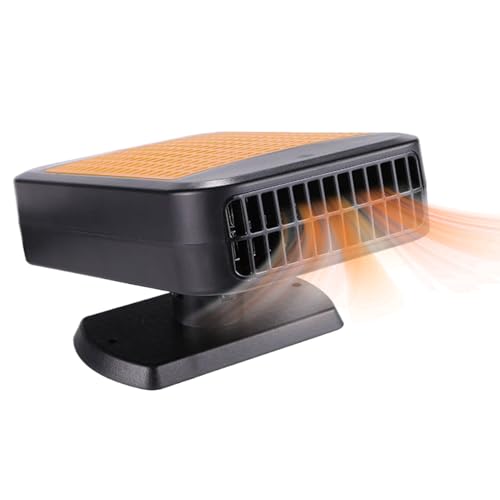 Liakyunf Calentador para Coche,Calentador de Coche Portátil 12V | Desempañador de Ventana con Calefacción | para Camión Furgoneta SUV Sedán Acampada Oficina Interior Exterior