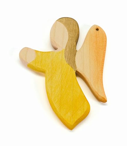 Ange Jaune Ostheimer 44602 figurine bois Waldorf crèche Noël