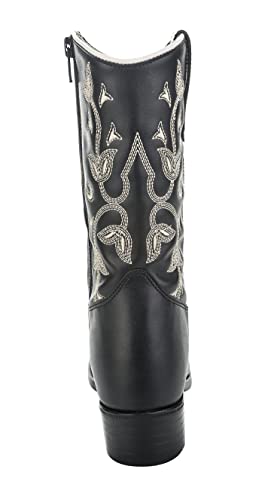 TuffRider Children's Black Floral Western Boot4
