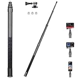 【Leggero e portatile】: circa il 30% più leggero rispetto ai prodotti in alluminio della stessa dimensione, il che rende facile da tenere a lungo. Riduce notevolmente il carico causato da un uso prolungato o da tenere all'aperto.