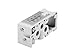 Parker Hannifin PS401166CCP Bottom/End Ported Manifold Base for Isys ISO Series Plug-in Size H1 Valve, Double Solenoid, Terminal Strip in Base, 3/8 Inch BSPP Port Size