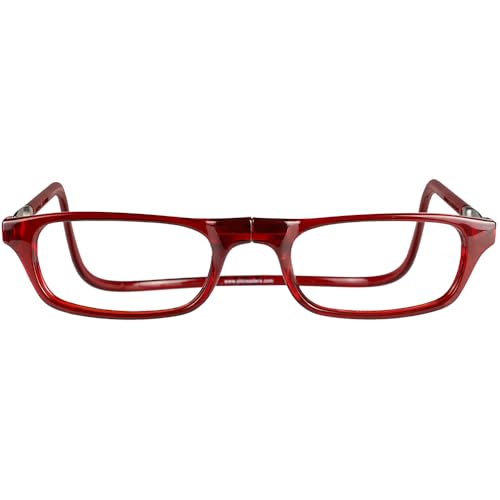 Clic Magnetic Reading Glasses for Men or Women, Computer Readers, Original (Small-Medium Size)