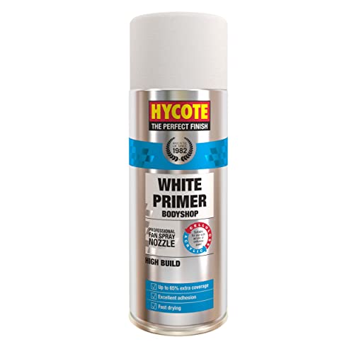 Hycote Bodyshop Apprêt Blanc 400ml – Apprêt Acrylique Professionnel pour Carrosserie Auto | Séchage Rapide, Excellente Adhérence & Pouvoir Couvrant |...