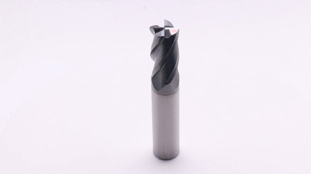Image of 4 Flute Solid Carbide Square End Mill(1Pc, 5 /8in), AlTiN Coated | 35 Helix, 5 /8 inch Cutting Dia, 5 /8 inch Shank Dia, 1-1 /4 inch LOC, 3-1 /2 inch OAL For Milling Alloy Steel, Hardened Steel, Iron, Copper