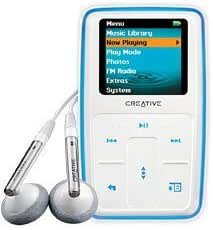 Creative Zen Micro Photo Tragbarer MP3-Player 8 GB Weiss