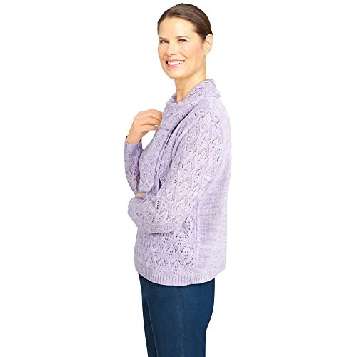 Alfred Dunner Women's Scarf Sweater4