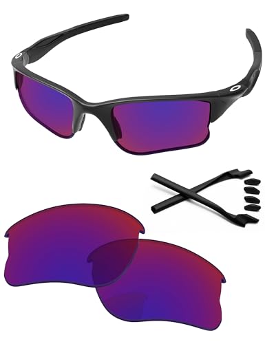 Image of Replacement Lenses & Rubber Kits for Oakley Half Jacket 2.0 XL OO9154 62mm - Precise Fit, UV Block, Impact Resistant