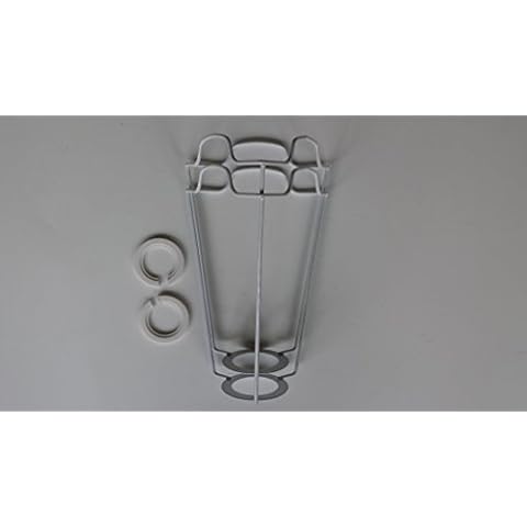 7 inch ES/UK Shade Frame Carrier Twin Pack.to Support a lampshade with Duplex Fitting Cover