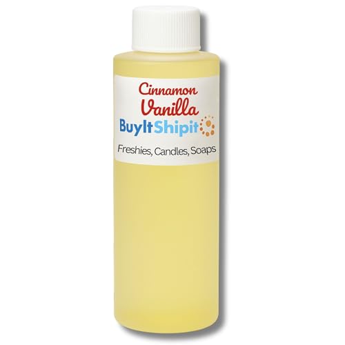 Image of Cinnamon Vanilla Fragrance from Our Holiday Collection - Perfect for Adding Aroma to Freshies, Candles, Soaps, and Diffusers - 16 Ounces