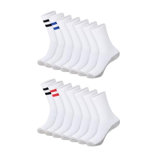 Image of Hanes Men's Socks, X-temp Cushioned Low Cut Socks, 12 & 14 Pair Packs