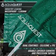 AquaQuest Guide Camping Tarp - Ultralight Tent Cover or Rain Fly - Waterproof Camping Gear Must Haves for Hiking, Hammock, Bivy & Survival, 10 x 7 ft, Forester Green - Image 3
