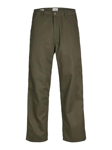 JACK & JONES Pantalones de Trabajo para Hombre, Noche de Oliva, 33W / 32L