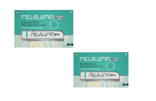 Melalumn Ultra Advanced Depigmenting cream for Skin Lightening, and Radiance - Enhancing Cream with Niacinamide, Glycolic Acid, Kojic Acid, and Arbutin for Hyperpigmentation Treatment and Even Skin Tone, 20g (Pack of 2)