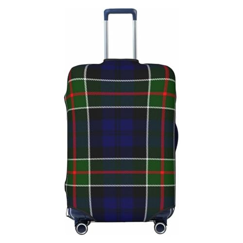 Clan Colquhoun Tartan Luggage Cover, Protective Washable Suitcase Cover - Travel Fashion Elastic Suitcase Protector Medium